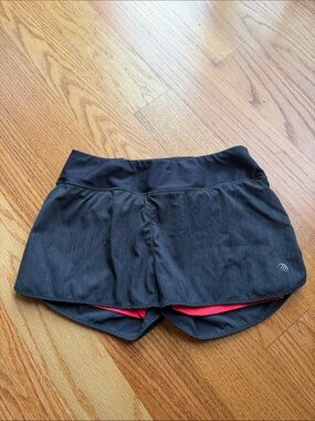Women’s Black Active Skort with Pink Lining